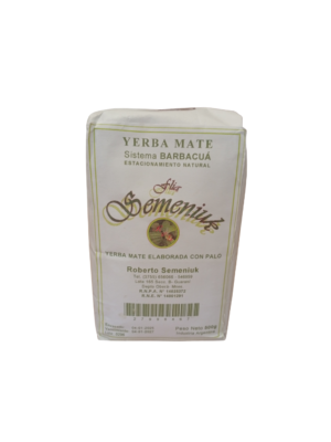 Yerba Mate Semeniuk - Barbacuá - 500 grms