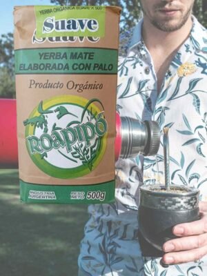 Yerba Mate Roapipó Orgánica Suave 500grms