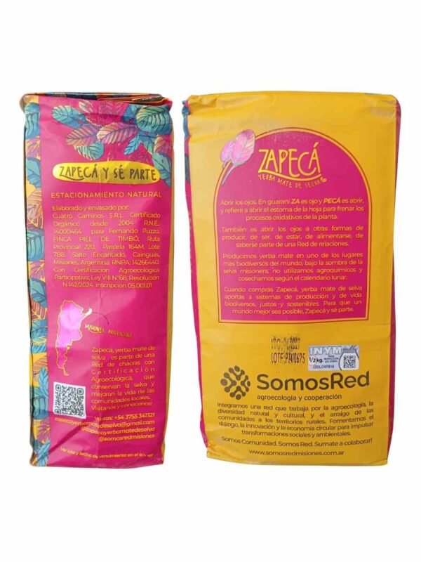 Yerba Mate Zapecá Orgánica 500 grms