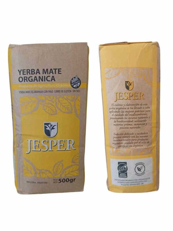 Yerba Mate Jesper Orgánica 500grms