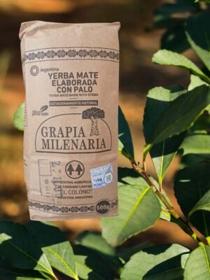 Yerba Mate Grapa Milenaria Tradicional 500 grms