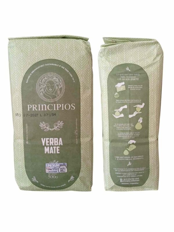 Yerba Mate Principios Barbacuá - 500 grms