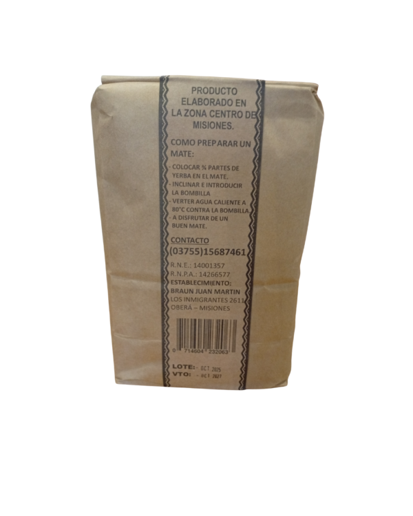 Yerba Mate La Dicha Barbacuá - 1kg