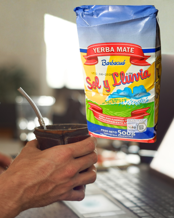 Yerba Mate Sol y Lluvia - Barbacuá - 500 grms