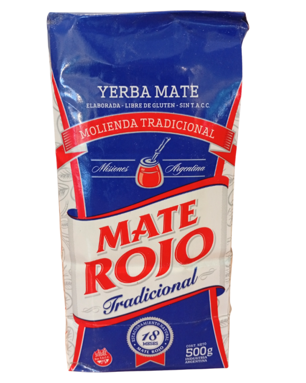 Yerba Mate Mate Rojo Tradicional - 500  grms -