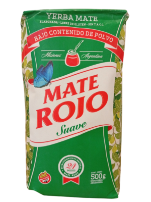 Yerba Mate Rojo Suave -Tradicional -500 Grms