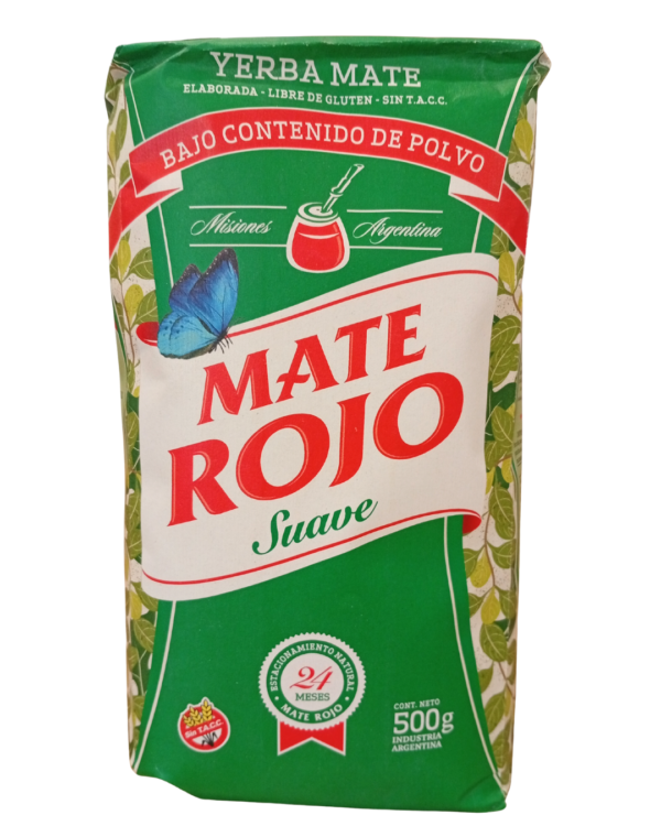 Yerba Mate Rojo Suave -Tradicional -500 Grms