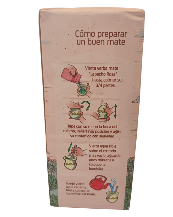 Yerba Mate Lapacho Rosa Tradicional 500 grms