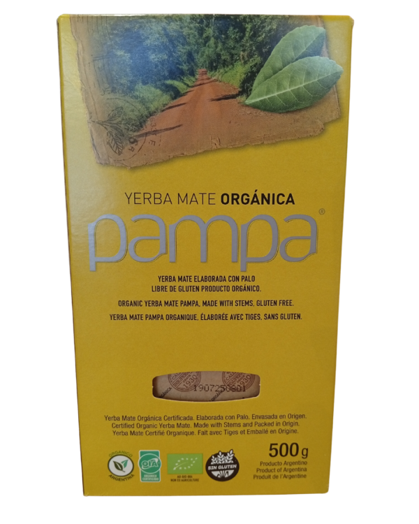 Yerba mate Pampa Orgánica Premium 500 grms