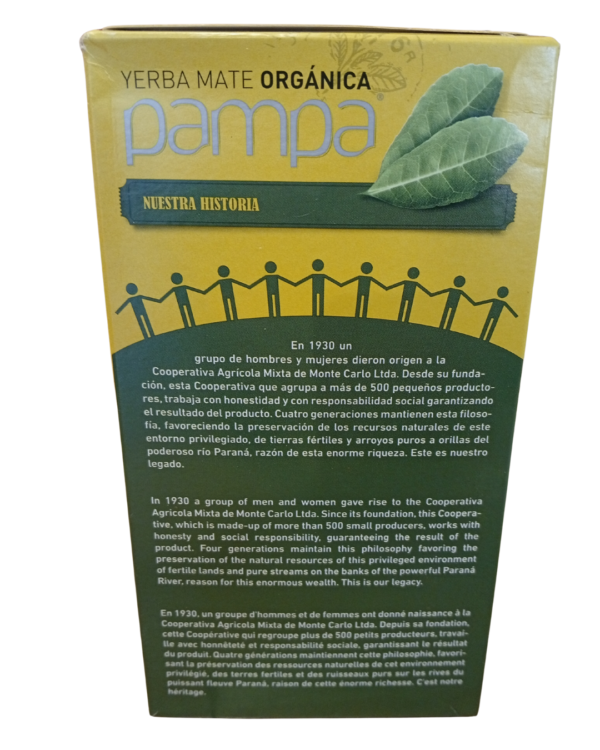 Yerba mate Pampa Orgánica Premium 500 grms