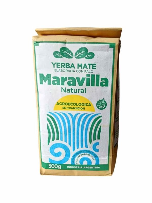 Yerba Mate MARAVILLA – Orgánica 500grms
