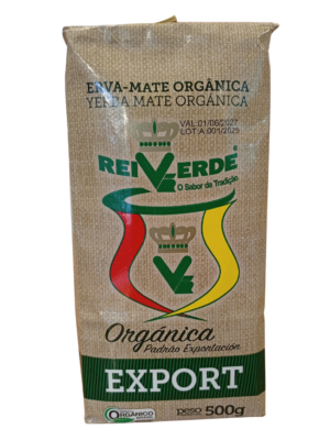 Yerba Mate Rei Verde Orgánica 500grms -Yerba Natural Estilo Uruguayo