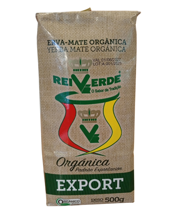 Yerba Mate Rei Verde Orgánica 500grms -Yerba Natural Estilo Uruguayo