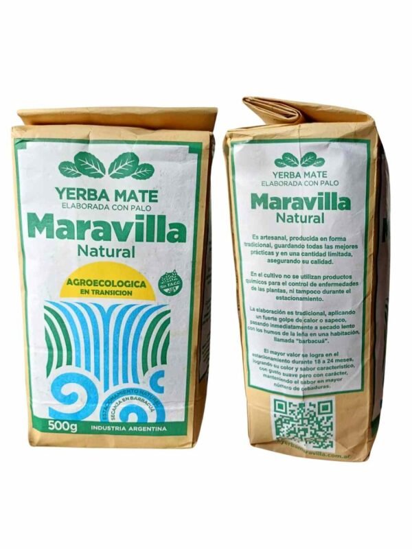Yerba Mate MARAVILLA – Orgánica 500grms