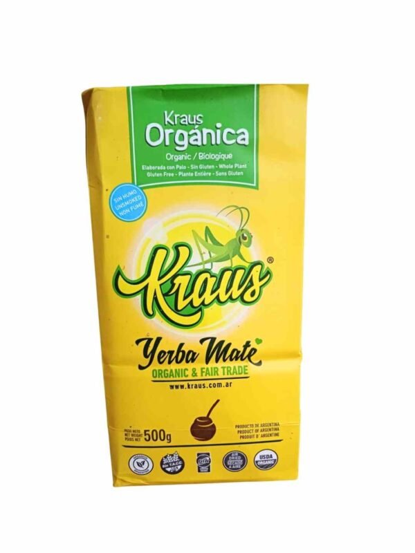 Yerba Mate Krauss Orgánica - 500grms - Premium