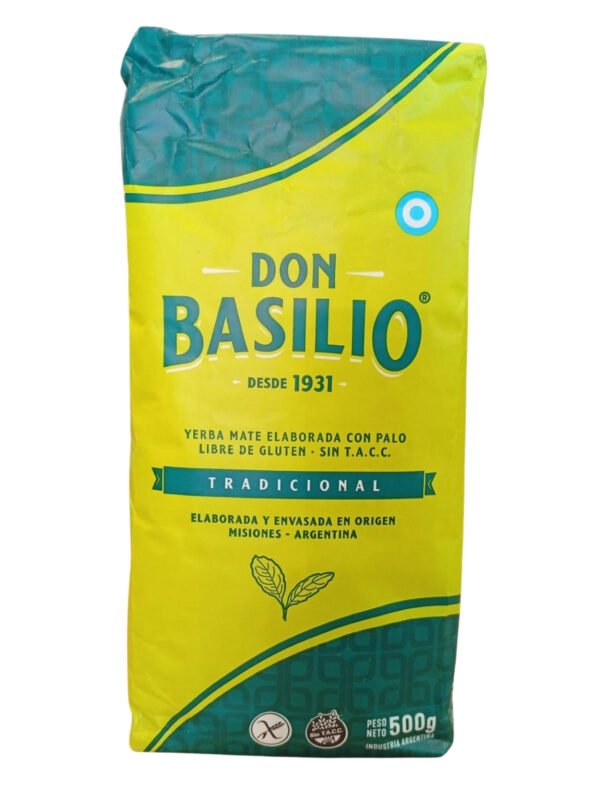 Yerba Mate Don Basilio - Tradicional - 500 grms