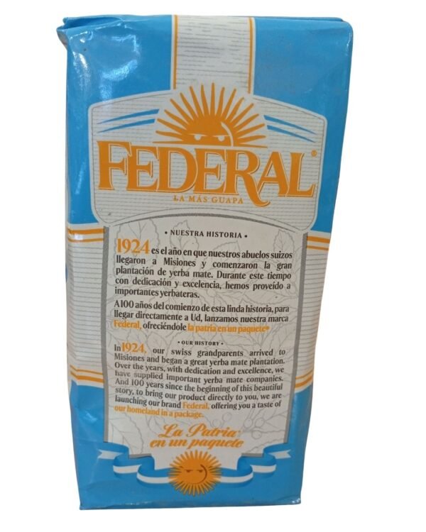 Yerba Mate Federal Tradicional 500 grms
