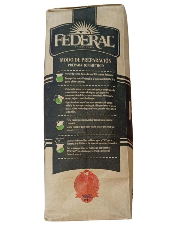 Yerba Mate Federal Barbacuá 500 grms