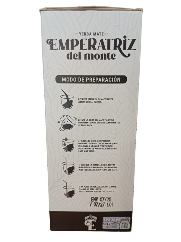 Yerba Mate La Emperatriz Molienda tipo uruguaya 500 grms