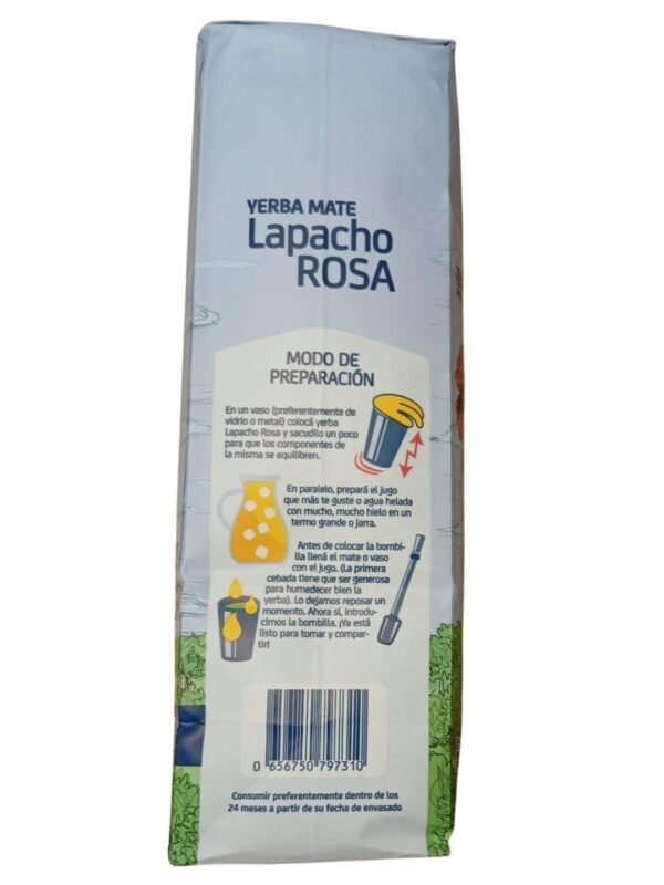 Yerba Mate Lapacho Rosa Tereré 500 grms