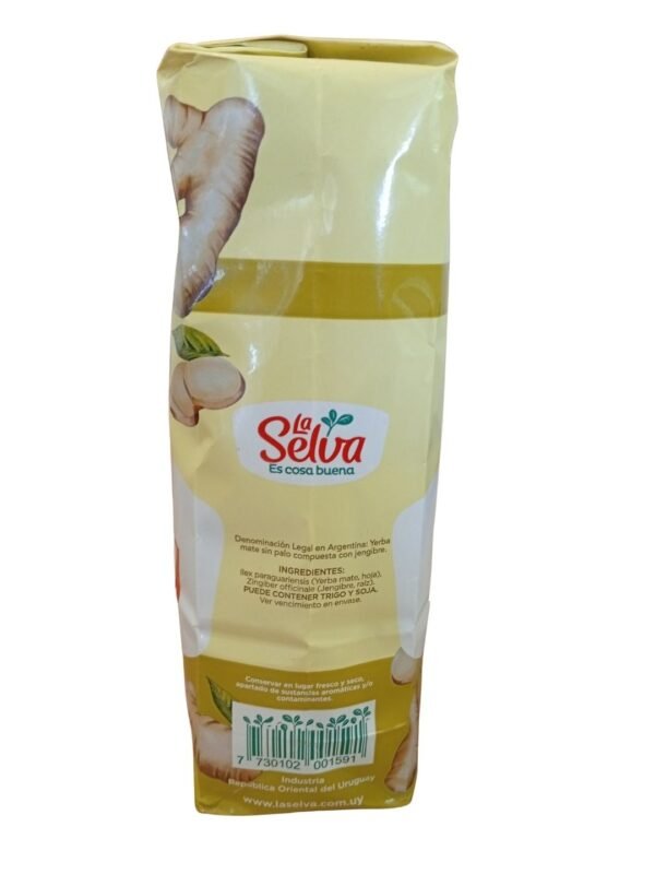 Yerba Mate La Selva con Jengibre 500 grms