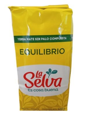 Yerba Mate La Selva Equilibrio: Pasionaria & Tilo. 500 grms