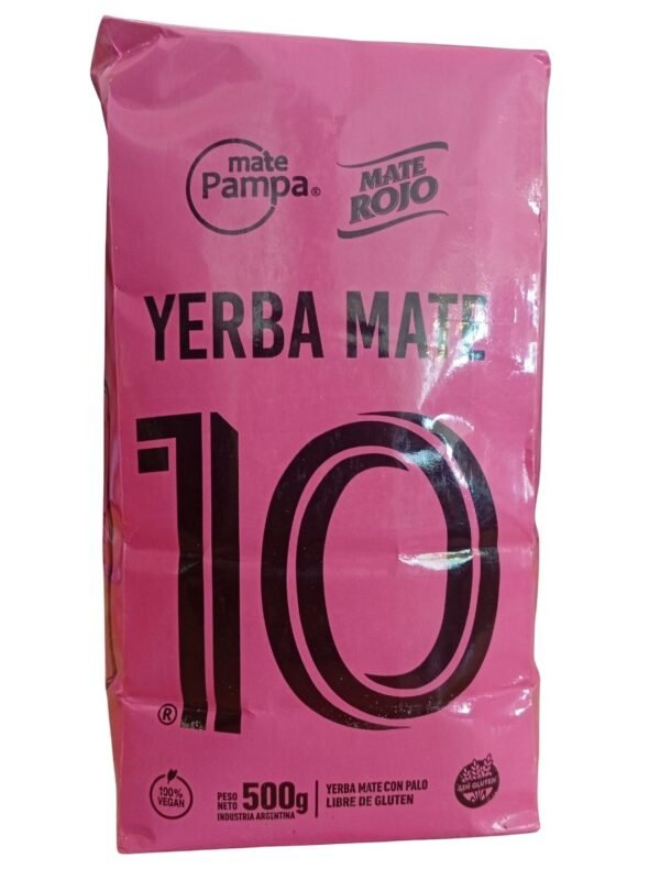 Yerba Mate Rojo 10 Tradicional - 500 grms