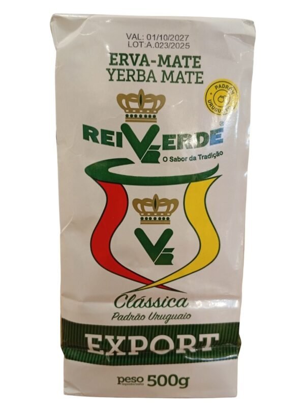 Yerba Mate Rei Verde Classic - molienda tipo uruguaya - 500 grms